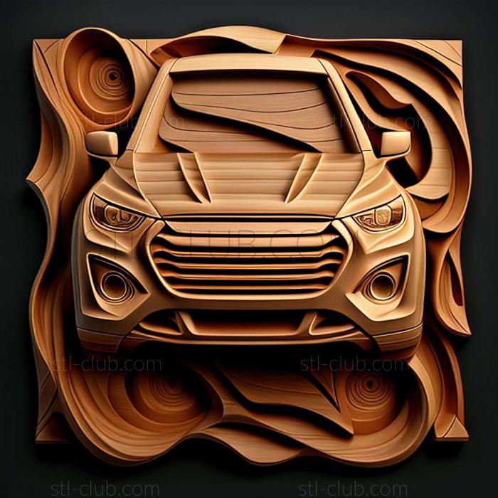 3D мадэль Ford Escape Hybrid (STL)